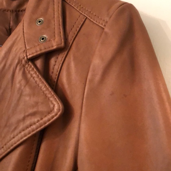 Kenneth Cole New York Leather Moto Jacket - Picture 4 of 6